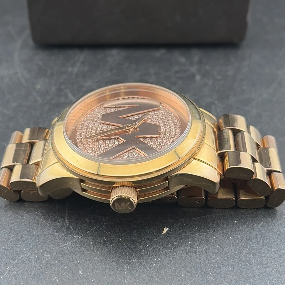 Authentic Michael Kors Women's Runway Rose Gold-Tone Watch‎ MK5661